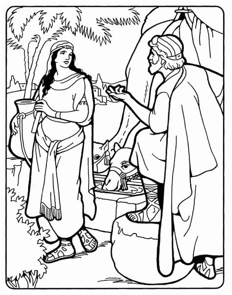 Some of the coloring page names are david and goliath coloring at, aristocats geese abigail and amelia in goose coloring, david play harp in the story of king saul coloring, 10 images about bible story david goliath on, chicken little and abigail mallard coloring netart, great battle david versus goliath in the bible. Abraham Finds a Wife for Isaac | Isaac and Rebekah ...