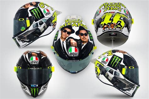 Pembalap asal italia itu hanya mendapatkan posisi 15 di sesi latihan bebas satu motogp catalunya 2021. VR46 Info: Koleksi Helm Valentino Rossi Dari Dulu Sampai ...