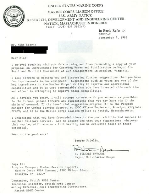 Sample letter to the president of the promotion board usmc. Drink-on-the-move