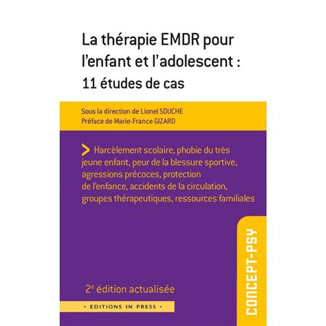 Thérapie Emdr Pour Enfant Et Adolescent Lionel Souche 2021 In Press