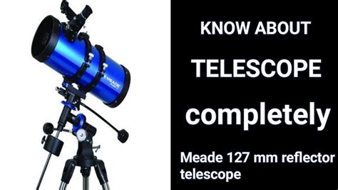 A principle of reflection is that when light hits a mirror at any angle, it is reflected at that same angle. How Do Telescope Work? Meade 127 mm Reflector Telescope ...