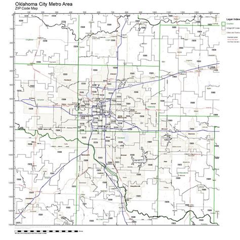 Oklahoma City Metro Map
