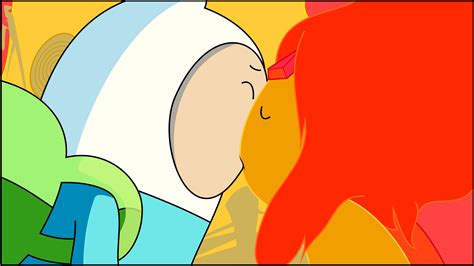 Finn And Flame Princess Kiss By Blueblitzie On DeviantArt