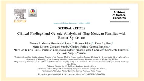 Clinical Findings And Genetic Analysis Of Nine Mexican Families With