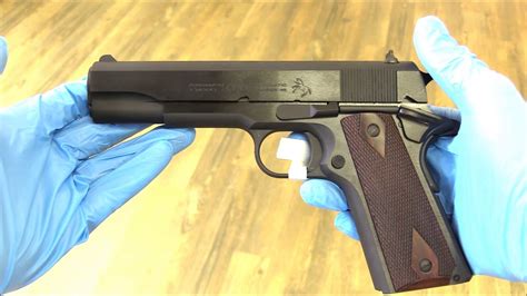 Colt Government 1911 Classic 45 Acp Blued Youtube
