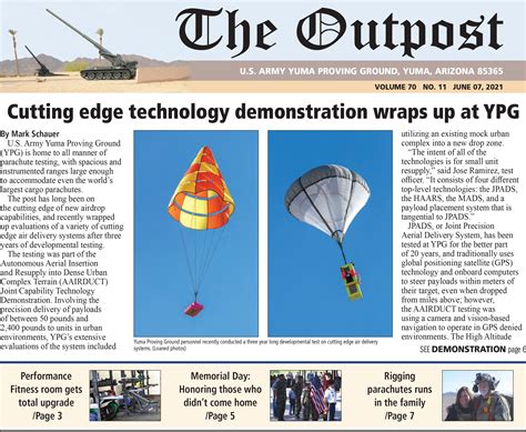 From 1951 to the present, YPG's post newspaper has been a venerable