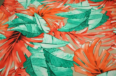 Printed Knit Tropical Storm Dk Fabrics