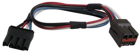 This cable terminates in the standard trailer wiring plug. Hopkins Plug-in Simple Brake Wiring Adapter - Ford Hopkins Accessories and Parts HM47715