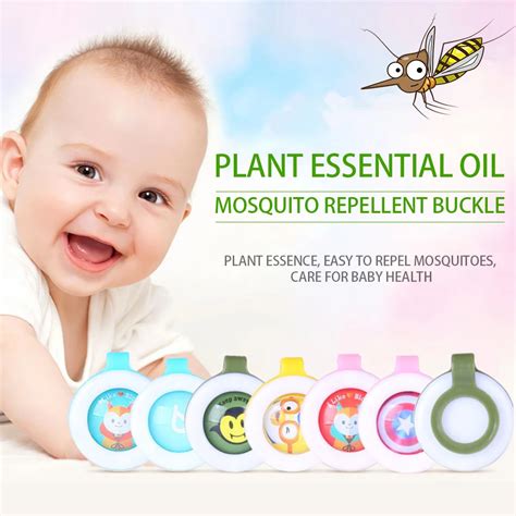 Mosquito Repellent Button Safe For Infants Baby Kids Children Buckle