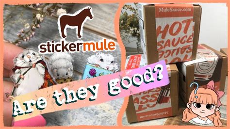 Sticker Mule Unboxing Acrylic Pins Youtube