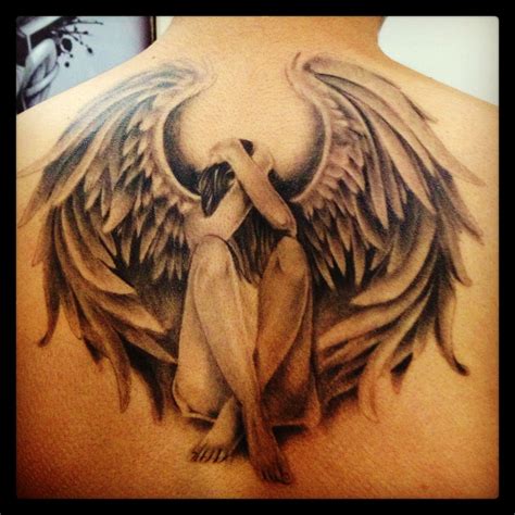 Fallen Angel Tattoo Done By Irezumi Shadow Fallen