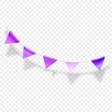 Purple Bunting Png Vector Psd And Clipart With Transparent