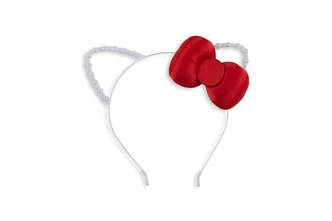Sanrio Hello Kitty Deluxe Costume Headband With Red Bow Free Shippin