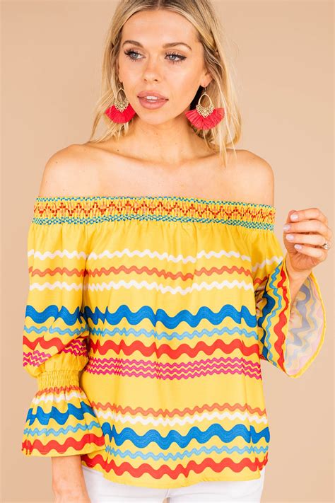 We Are Loving This Off The Shoulder Top To Add A Vibrant Touch To Your Wardrobe Youll Want To
