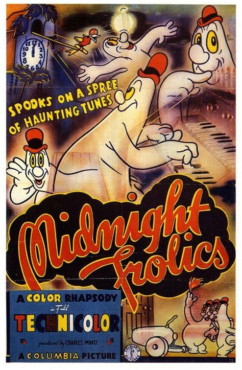 Vintage Halloween Cartoon Classic 1938 Cartoon Posters Vintage