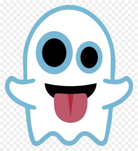 Ghost Emoji Halloween Halloween Emoticons Mouth Lip Pac Man Hd Png