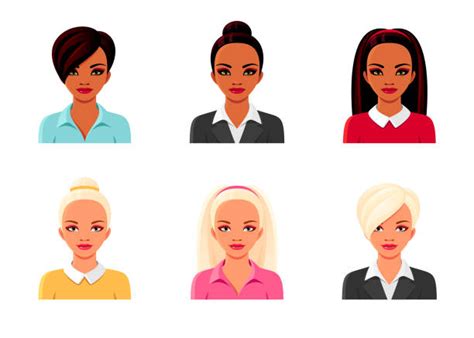 Black Women Blonde Hair Illustrations Royalty Free Vector Graphics