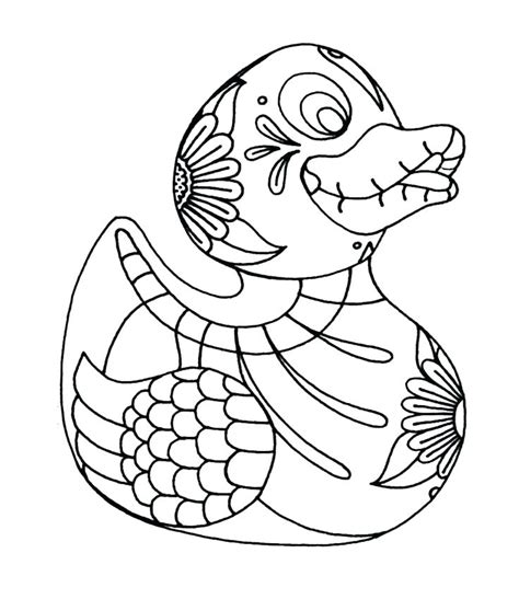 Rubber Duck Coloring Pages at GetDrawings | Free download