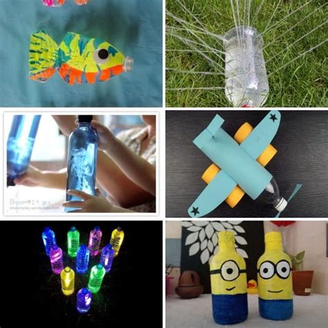 31 Plastic Bottle Crafts For Kids With No Cutting Playtivities