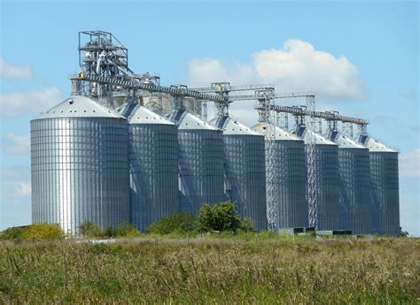 Free Images Transport Agriculture Silo Silos Cooling Tower Power