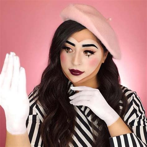 63 Cute Makeup Ideas For Halloween 2020 Stayglam Mime Makeup