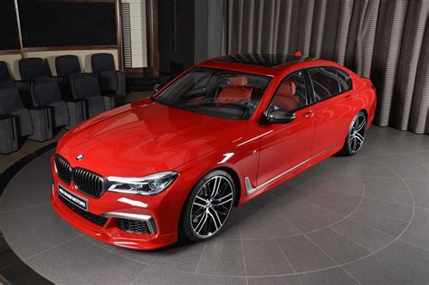 10.0 9.2 (nedc) co2 emissions in g/km (combined): Imola Red BMW M760Li in Abu Dhabi Has Everything ...