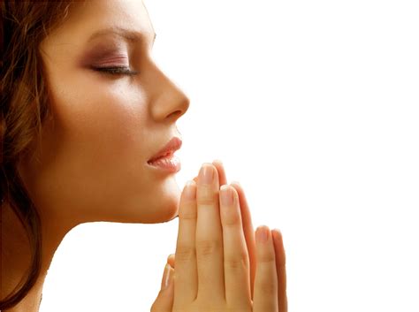 Download The Prayer Of St Woman Praying Transparent Transparent Png