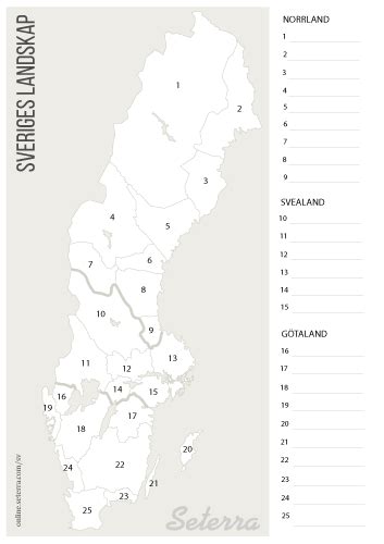 Landskapen utgör också kulturella identifikationer. Sverige: landskap (pdf) - geografispel
