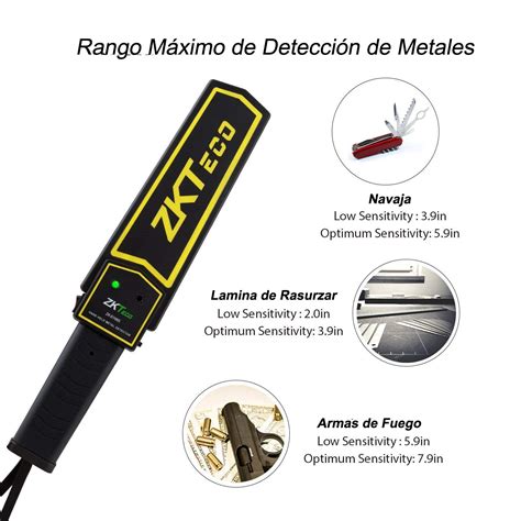 La aplicación detector de metales nos ofrece la posibilidad de configurar la sensibilidad de medición de las ondas electromagnéticas, así como habilitar o deshabilitar una alarma sonora con la que avisarnos de la cercanía de estas. Detector de Metales Portatil D100S - Systeco Guatemala