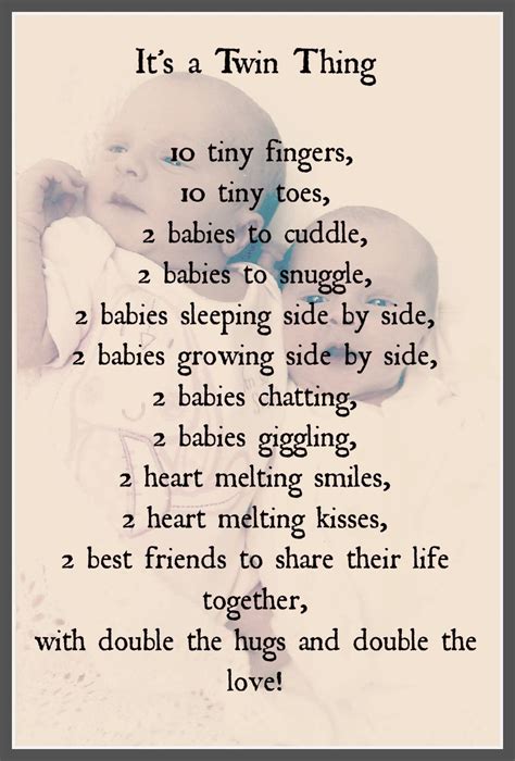 Two Babies Twin Quotes Birthday Wishes For Twins Twin Quotes Funny
