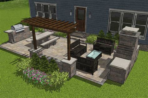Sunroom plans add pollyannaish and restful place for entertaining indium an outside setting. 9 Small Patio Designs with BIG Impact - Romanstone Hardscapes