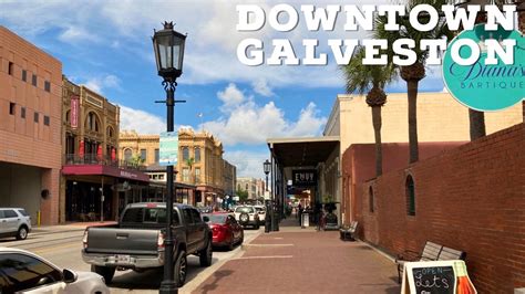 Downtown Galveston Walking Around Galveston Texas Youtube