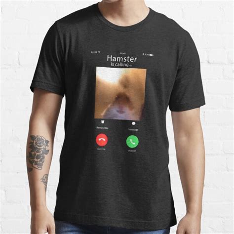 Hamster Is Calling Dank Meme Hamster Staring Front Camera T T