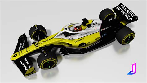 Size difference between a 2007 spec car and a 2019 spec car plus. Renault F1 2022 fantasy skin | RaceDepartment
