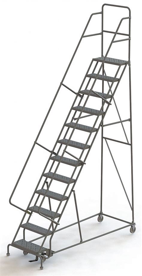 120 In Platform Ht 10 In Platform Dp Rolling Ladder 15f032