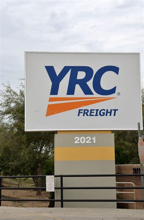 Yrc Freight Sign In Phoenix Arizona Editorial Photography Image Of