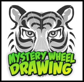 Mystery Wheel Drawing Tiger By Outside The Lines Lesson Designs