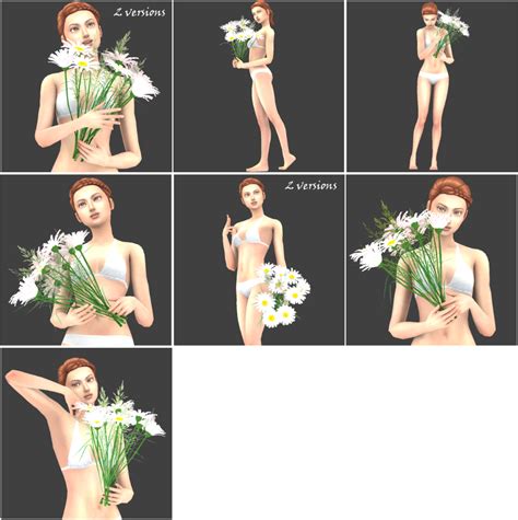 Honeyssims4 [hs4] Floral Bouquet Poses Sims 4 Couple Poses Poses Sims 4
