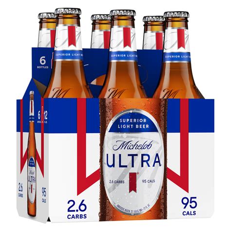 Michelob Ultra 6pk 12oz Btl 42 Abv Alcohol Fast Delivery By App Or
