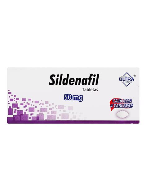 Sildenafil 50 Mg 4 Tabletas Ultra Dermayeo