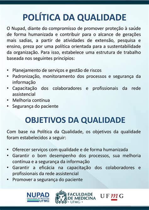 Politica Da Qualidade Nupad Nupad