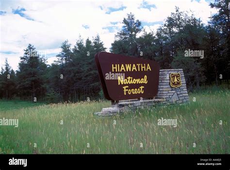 Hiawatha National Forest In Michigan Upper Peninsula Stock Photo Alamy