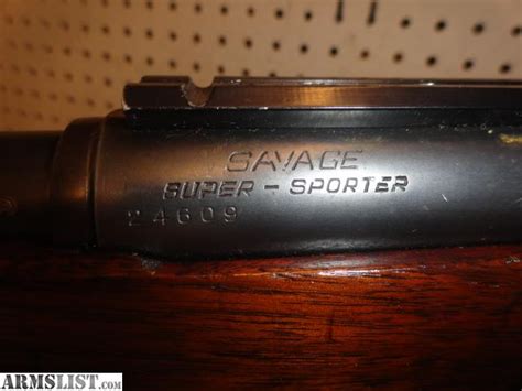 Armslist For Saletrade Savage Super Sporter 30 06