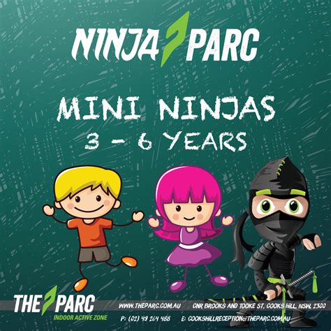 Mini Ninja Kids Classes Ninja Parc The Parc Cooks Hill
