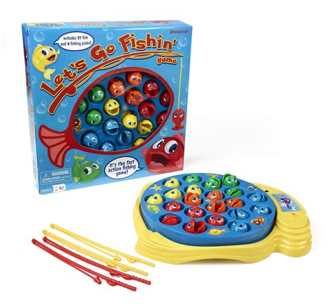 Lets Go Fishin Original Classic Fishing Toy For Kids Spinning Game Fun