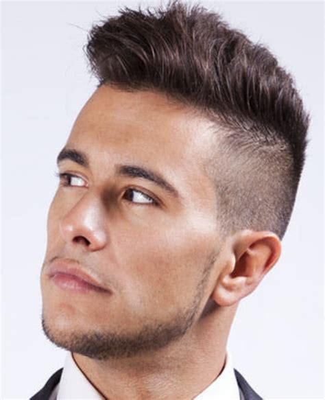 The bald fade puts the focus on the medium to longer length hair on top. Modern punk haircut for men with very cool haircut with ...