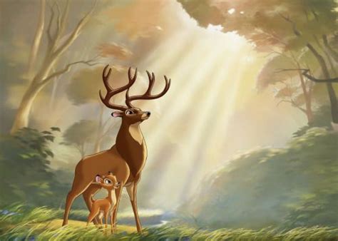 Bambi And His Father The Great Prince Bambi Disney Bambi Art Bambi