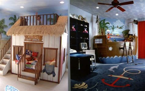 If your kids bedroom looks like a chimps tea party then our animal themed bedroom ideas will be sure to put a swing in their tail. 36 Cool Kids' Bedroom Theme Ideas - DigsDigs