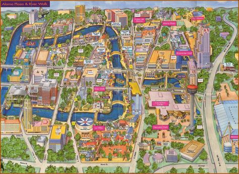 San Antonio Texas Riverwalk Hotel Map Map Resume Examples ZV EGE X