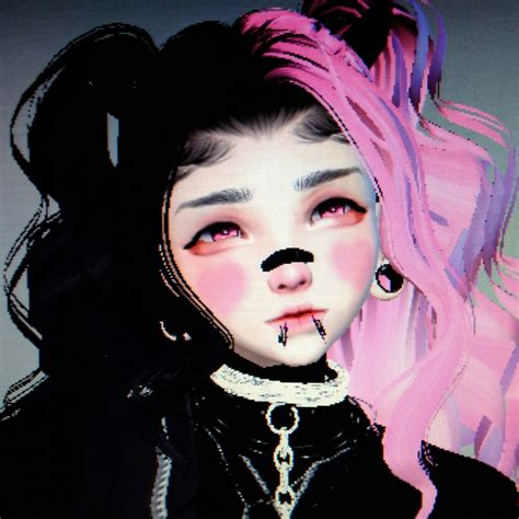 A L T E R N A T I V E 不同 Pink Goth Imvu Virtual Girl